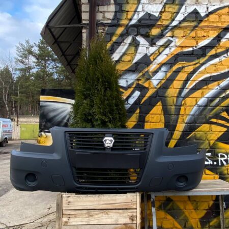 Бампер Газель Бизнес обычная решетка